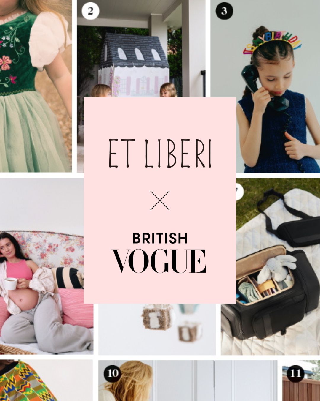 ETLIBERI's Ivy Dress Featured in British Vogue's "Rays of Sunshine" – June 2025 Edition